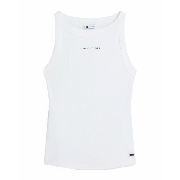 Tommy Hilfiger T-shirts hauts et polos Blanc - Dbardeur ctel slim logo - XS - Ref 31 €